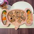 クックMECITJ☆'s cooksnap of when they made 離乳食♡手づかみ♡米粉deお好み焼き.