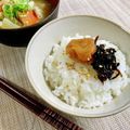 いなばっくす☆'s cooksnap of when they made ご飯のお供♪「昆布の佃煮と梅干し」.