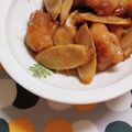 saalalan's cooksnap of when they made 大人気の学校給食♡チキンチキンごぼう♡.