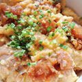 うーさき's cooksnap of when they made ◎天津飯もどき唐揚げ丼◎.
