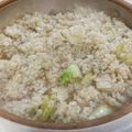 papikun's cooksnap of when they made あったか白菜の中華風ごまクリーム雑炊.
