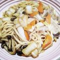 serafyimu's cooksnap of when they made ランチに♪乾麺で焼うどん♪.