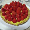 社会史年表's cooksnap of when they made カスタード溢れる♪「いちごタルト」.