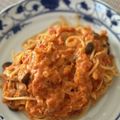ぷりぱんだ's cooksnap of when they made ツナのトマトクリームパスタ.