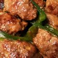 ななみん ママ★★'s cooksnap of when they made こくうまピーマン肉詰め.
