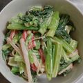 えみりんたん's cooksnap of when they made カニカマと小松菜のゴマネーズ.