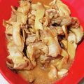 ◯usa◯'s cooksnap of when they made 鶏肉とエリンギのわさびバター醤油炒め.