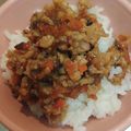 precious☆'s cooksnap of when they made 簡単!!美味しい!!鶏そぼろの二色丼.