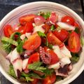 ゆっちゃんのばあば's cooksnap of when they made タコとトマトの混ぜるだけ簡単おかずサラダ.