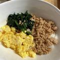 hanieni's cooksnap of when they made 鶏そぼろの３色丼.