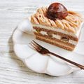 ℳᑦᑋᵃⁿ♡'s cooksnap of when they made モンブラン風マロンケーキ.