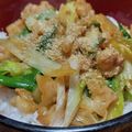 こうのとりヒロシ's cooksnap of when they made 豚バラとネギの甘辛丼.