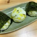 ぽろっとＱちゃん's cooksnap of when they made 沢庵と野沢菜（京菜）のおにぎり.