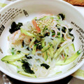 DORA＊DORA's cooksnap of when they made わかめときゅうりとカニカマの白滝サラダ.