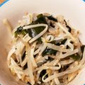 Ｎよんよん's cooksnap of when they made レンチンもやし♡えのきワカメ入りナムル.