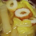 ヨシヨッシー's cooksnap of when they made ちくわと白菜のみそ汁.