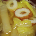 ヨシヨッシー's cooksnap of when they made ちくわと白菜のみそ汁.