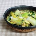 umemodoki's cooksnap of when they made チンゲン菜の卵とじ.