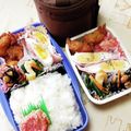 ネコかえる's cooksnap of when they made レンジで簡単♪お弁当ハムエッグ半月たまご.