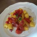 Yokchina's cooksnap of when they made 切って混ぜるだけ！マンゴーサルサ.