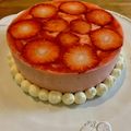 雛人形ちゃん's cooksnap of when they made 春色❤苺のムースケーキ.