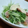 モーリーママ's cooksnap of when they made *水菜と豚肉のピリ辛ゴママヨ和え*.