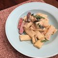 栗丸うさぎ's cooksnap of when they made 濃厚クリームソースが絡む！リガトーニ☆.