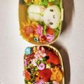☆ミルミル's cooksnap of when they made ✿ｷｬﾗ弁おかず《ひまわりｳｲﾝﾅｰ》✿.
