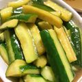 夕飯は６時です's cooksnap of when they made ごま油香る☆胡瓜のピリッと甘辛漬け.
