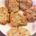 rewon's cooksnap of when they made 粉末おかゆリメイク 手づかみ食べ用おやき.