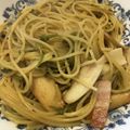 ミルクボール's cooksnap of when they made めかぶで簡単和風パスタ！.