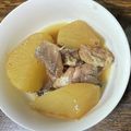もも80's cooksnap of when they made 【学生】ぶり大根ならぬ！サバ缶大根.