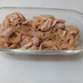 toumi's cooksnap of when they made 豚肉と玉ねぎの炒め物(焼肉のたれ).