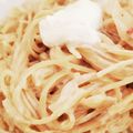 りーこのお菓子's cooksnap of when they made とろとろ玉ねぎの北海道♪ワンパンパスタ.