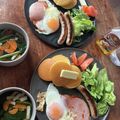 sanachibi's cooksnap of when they made ふわふわ♪【米粉とおからのパンケーキ】.