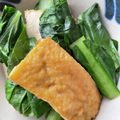 amileamila's cooksnap of when they made 厚揚げと小松菜のさっと煮.