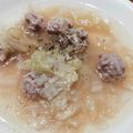 プルプルプルメリア's cooksnap of when they made 肉団子と白菜のコンソメスープ☆.