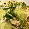 けぃこ。だぃご's cooksnap of when they made 【楽めし】鮭フレークと豆腐と水菜のサラダ.