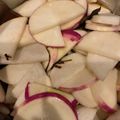 くまごり's cooksnap of when they made レモン大根の甘酢漬け.