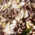 リクック's cooksnap of when they made ウチの定番・白菜と牛小間の塩炒め煮。.