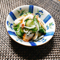 もふもふクロさん's cooksnap of when they made きゅうりとちくわの酢物.