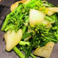 ernmrn's cooksnap of when they made ジャガイモとアスパラ菜のガーリック炒め.