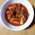 みちみちﾁｬﾝ's cooksnap of when they made おうち韓国★チーズトッポギ.