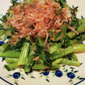 τомоко's cooksnap of when they made 大根の葉をオイマヨで和えただけの一品！！.