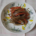 violets's cooksnap of when they made 簡単#きんぴらごぼう.