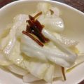 307号室's cooksnap of when they made 簡単やみつきキャベツ.