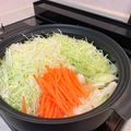 あっぷるぱーせんと's cooksnap of when they made 生姜鍋の豚しゃぶ♪千切り野菜たっぷり^^.
