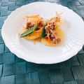 yesmama's cooksnap of when they made 豚バラとじゃがいもの柚子胡椒炒め.