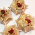 クックF2WS0W☆'s cooksnap of when they made レンジで簡単＊豆腐とちくわのシュウマイ.