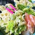 ♡マッキークッキング's cooksnap of when they made 冷めてもサックサク・野菜天丼.